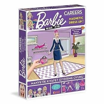 Taba Diytoy Barbie Carreers Manyetik Giydirme Oyunu