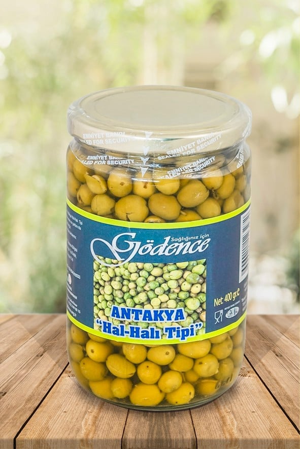 HALHALI KIRMA YEŞİL ZEYTİN | 400 gr