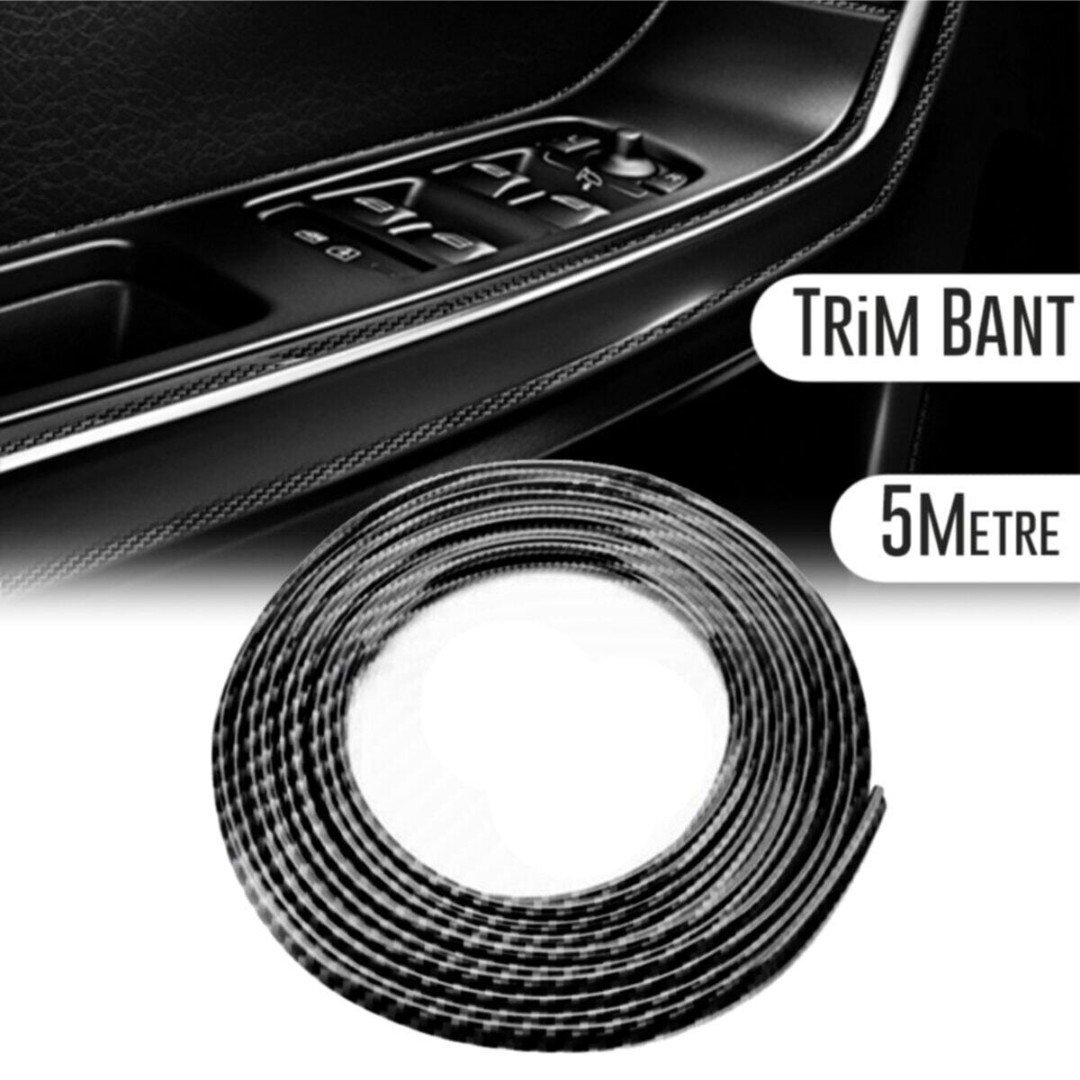 Araç İçi Dekoratif Torpido Ve Kapı Döşeme Fitili Neon Ip 5 Metre Karbon