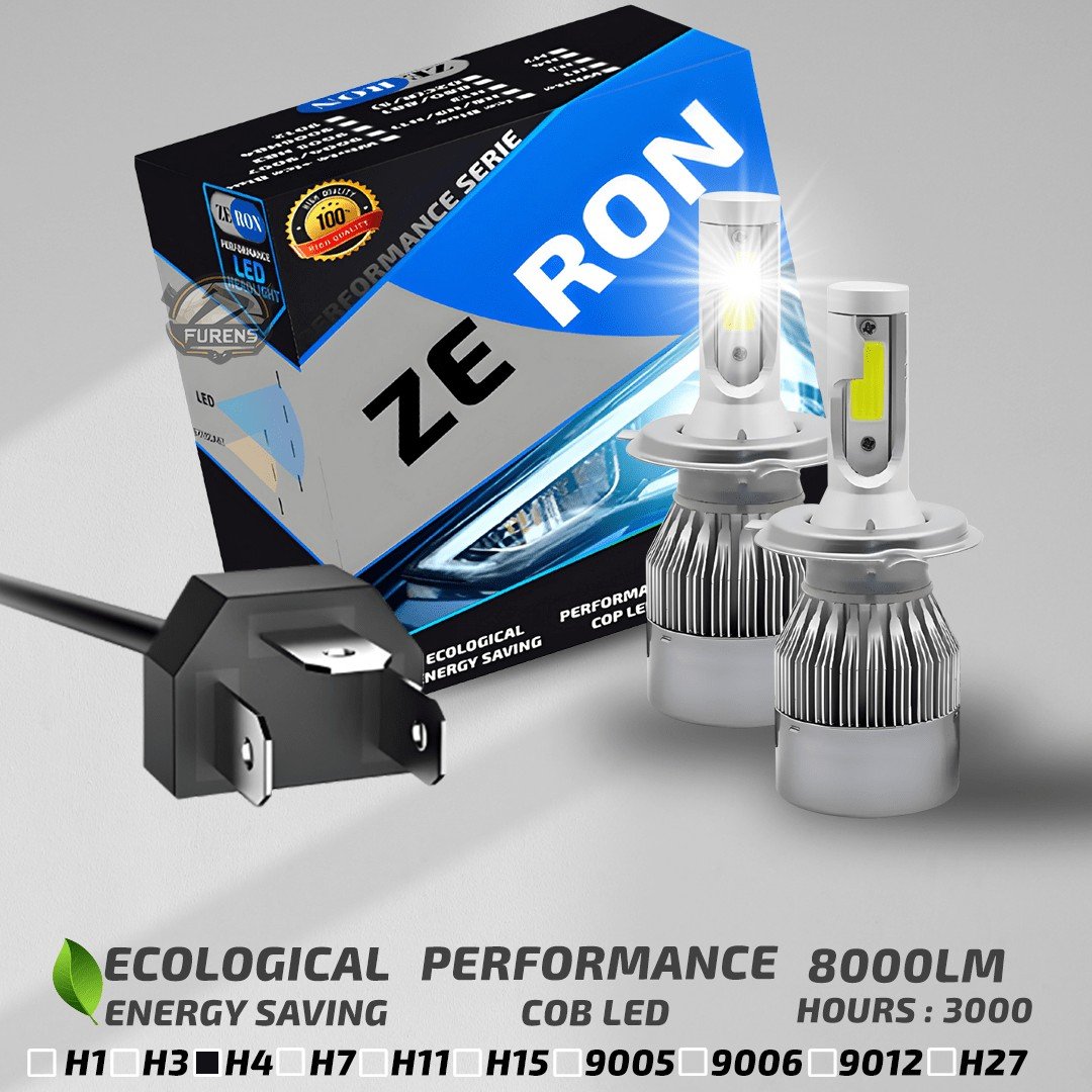 ZERON Performance Series H4 Led Xenon Şimşek Etkili Led Xenon Led Ampul
