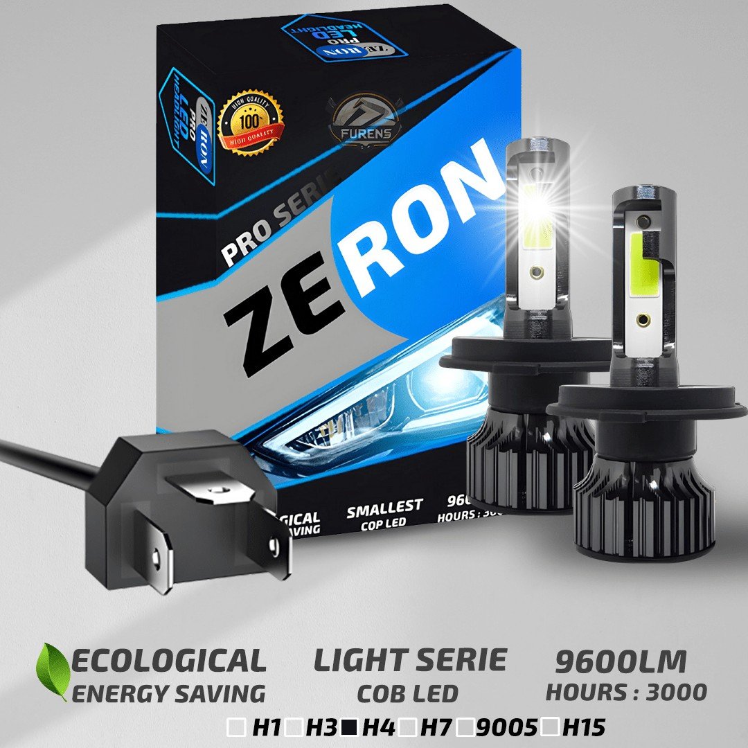ZERON Pro Series H4 Led Xenon Şimşek Etkili Led Xenon Led Ampul