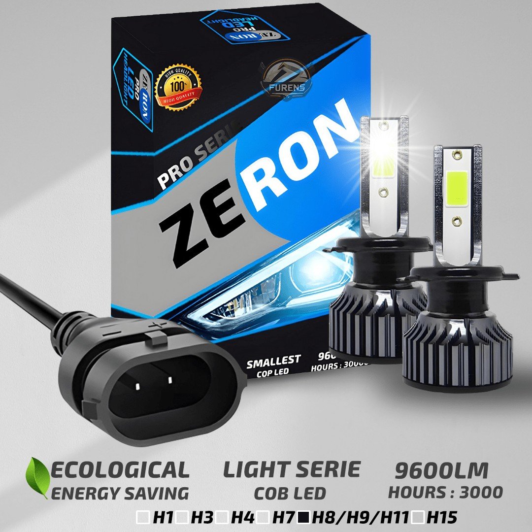 ZERON Pro Series H9 Led Xenon Şimşek Etkili Led Xenon Led Ampul