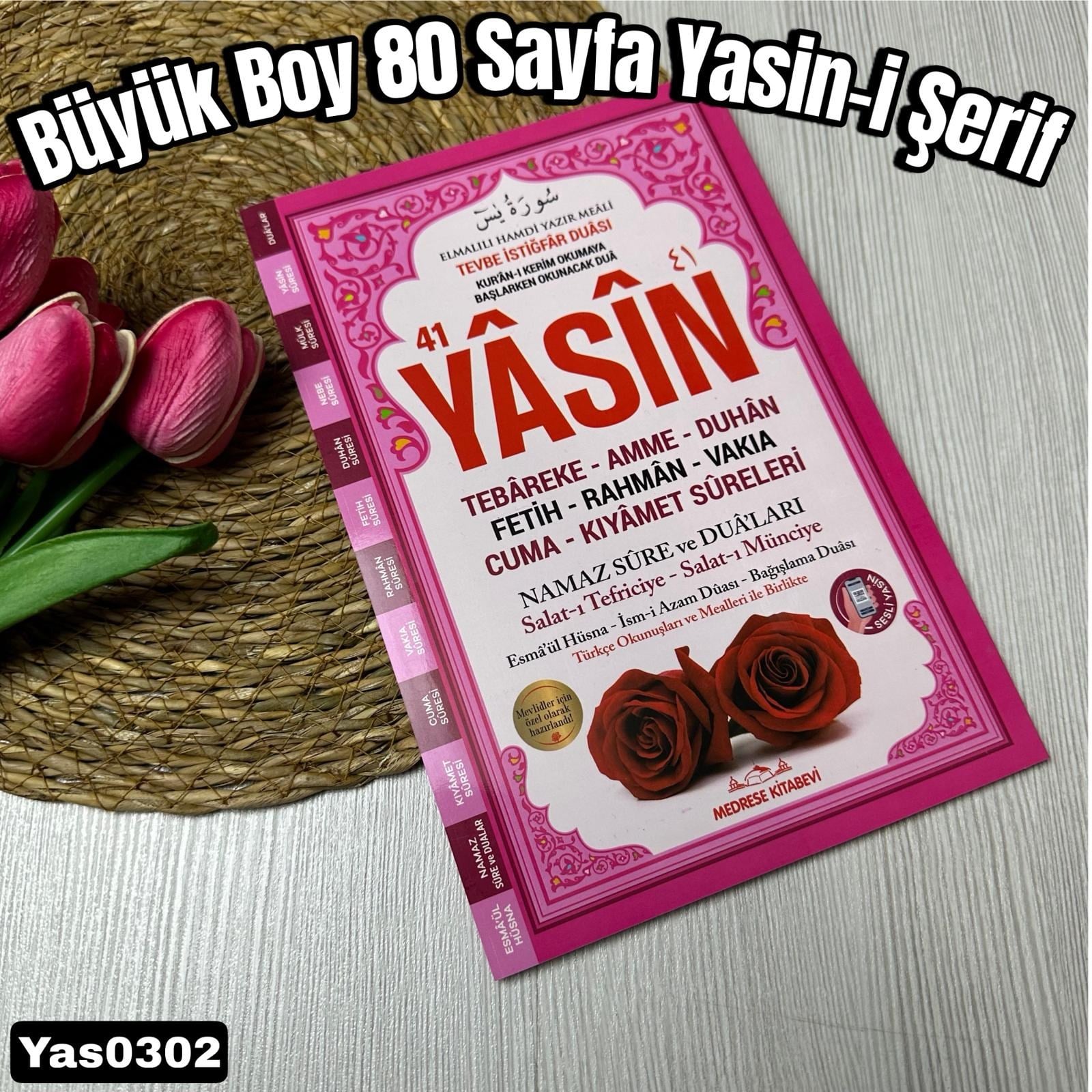 80 Sayfa Büyük Boy Yasin Kitabı