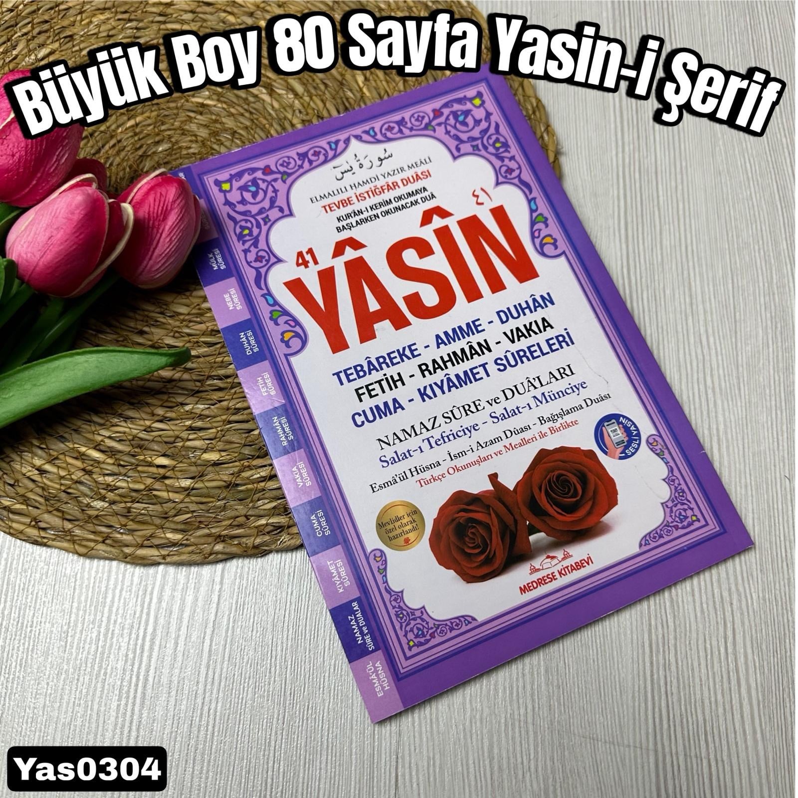 80 Sayfa Büyük Boy Yasin Kitabı