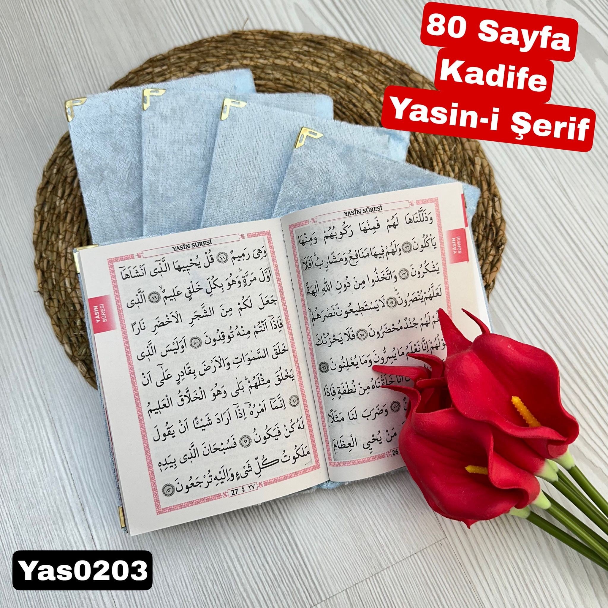 80 Sayfa Kadife Yasin Kitabı