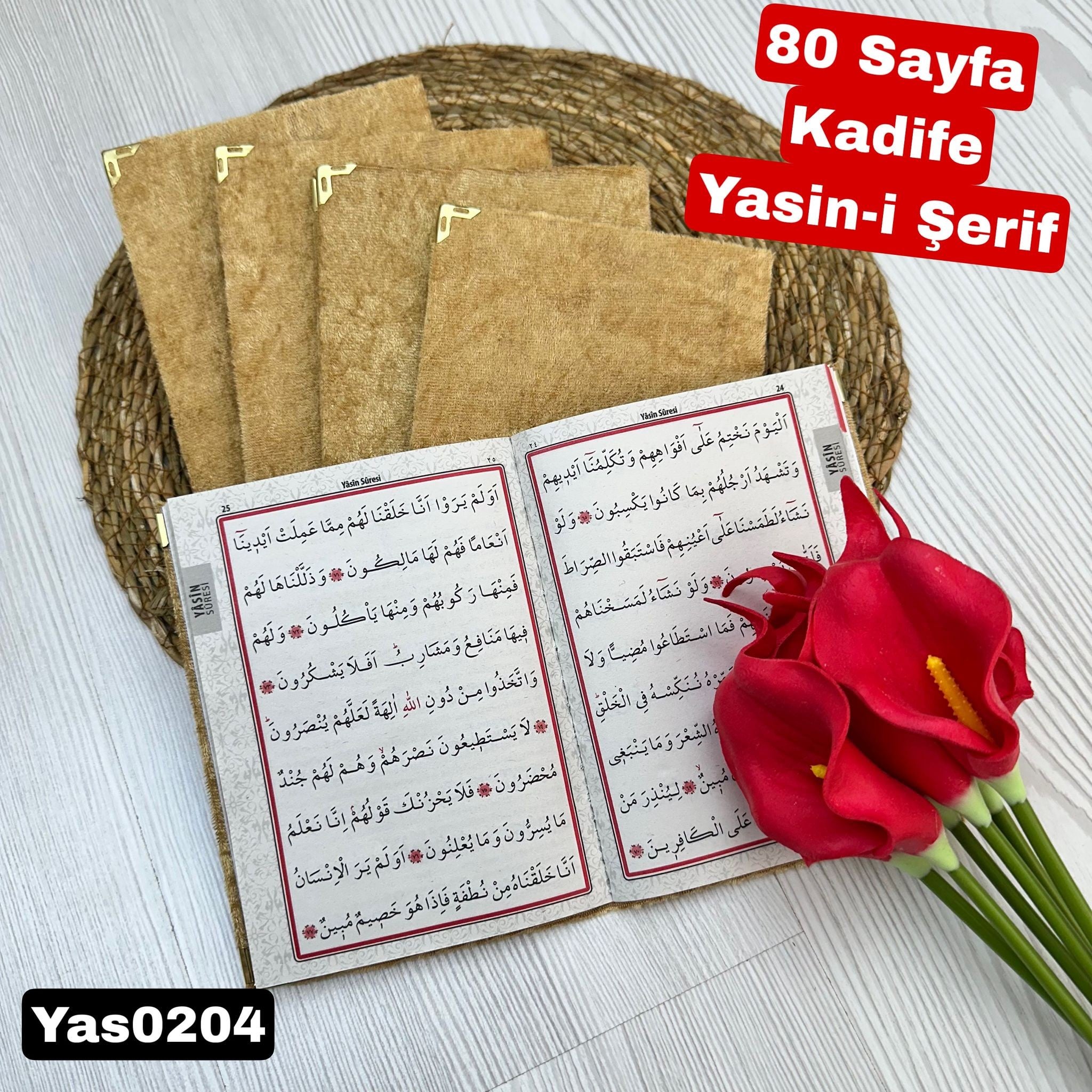 80 Sayfa Kadife Yasin Kitabı