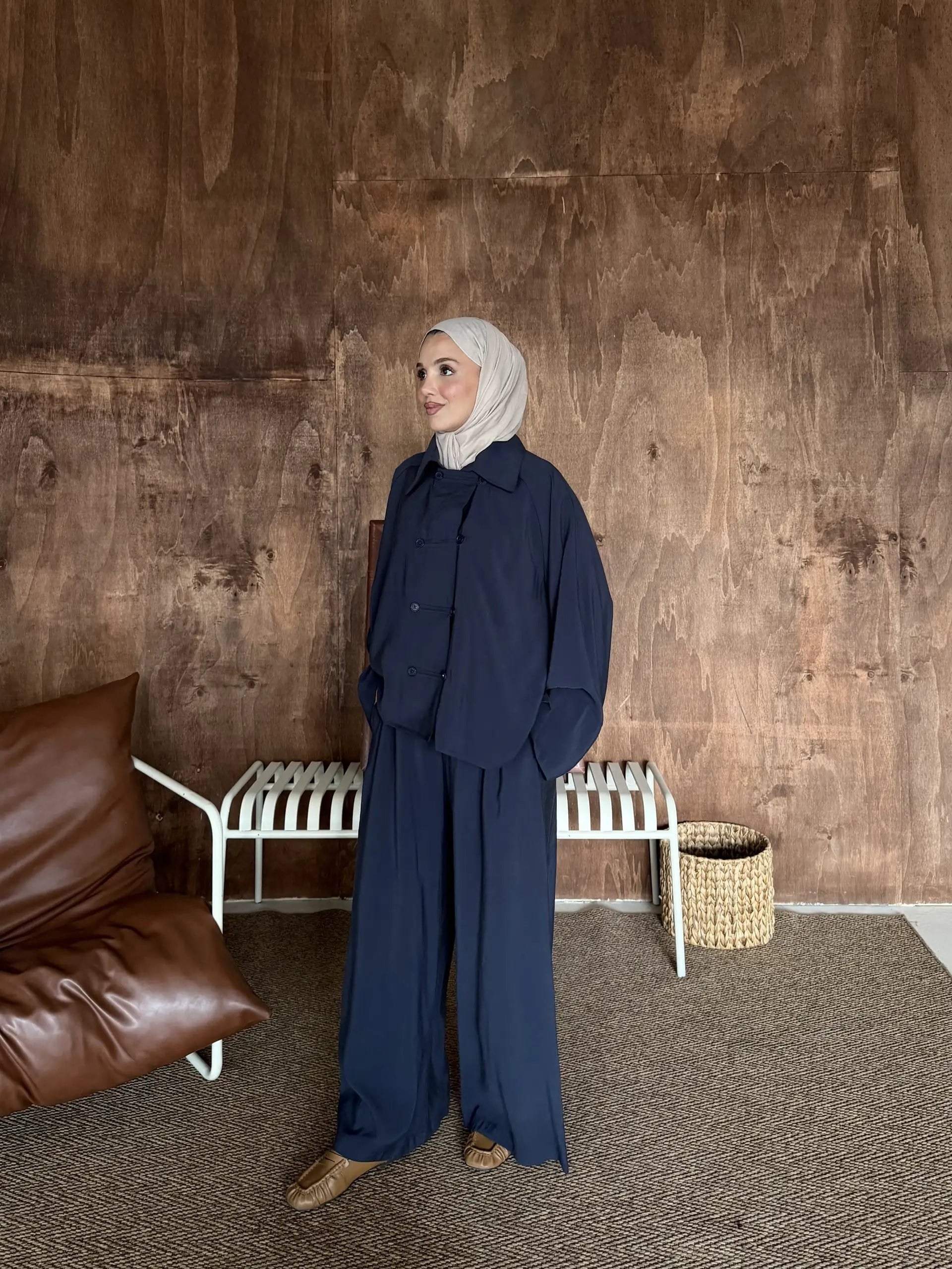 Lina İkili Takım Lacivert