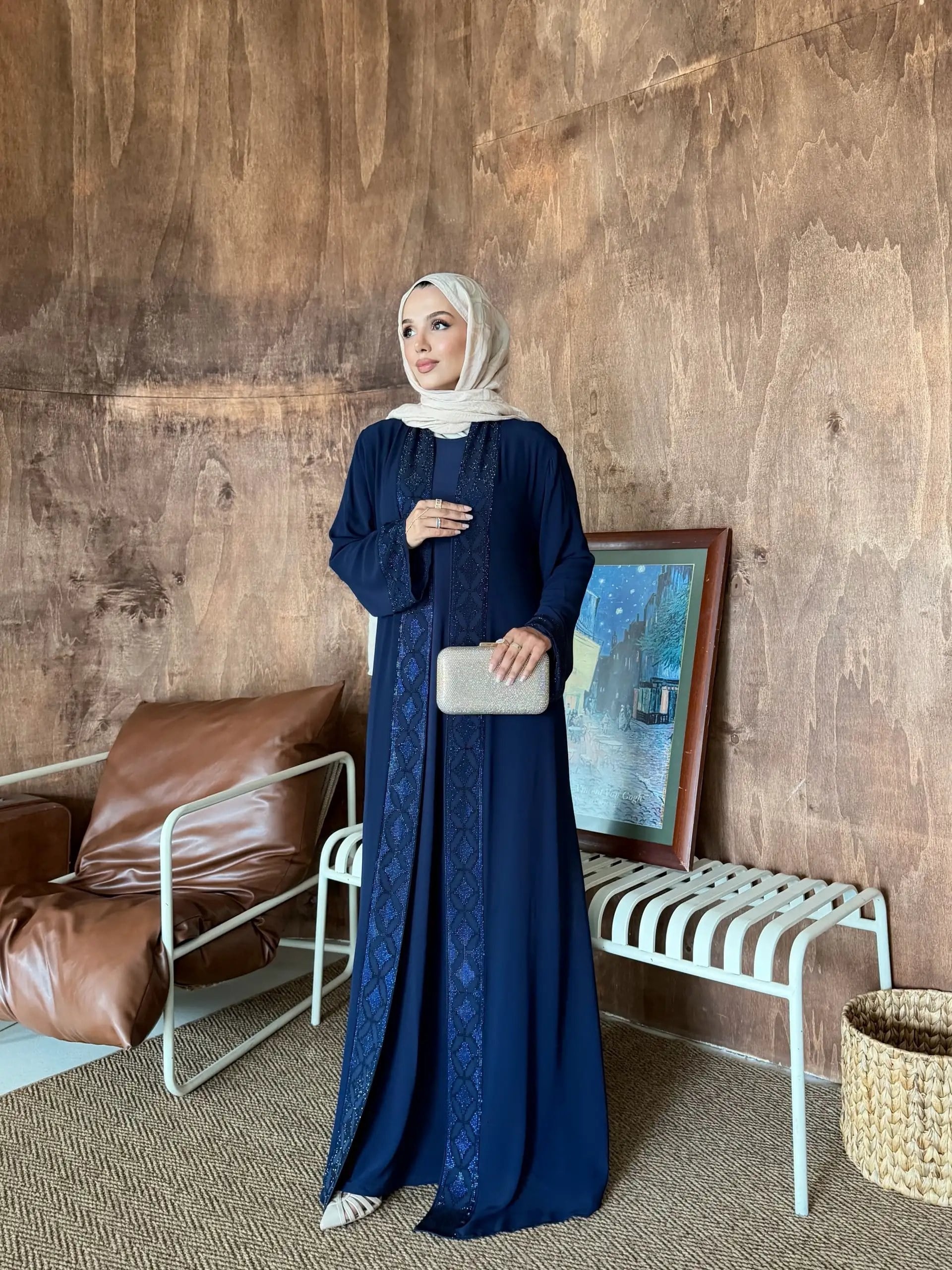 Nazlı Abiye Lacivert