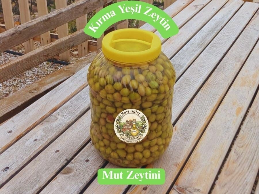 YEŞİL KIRMA ZEYTİN 5 LT PET BİDON