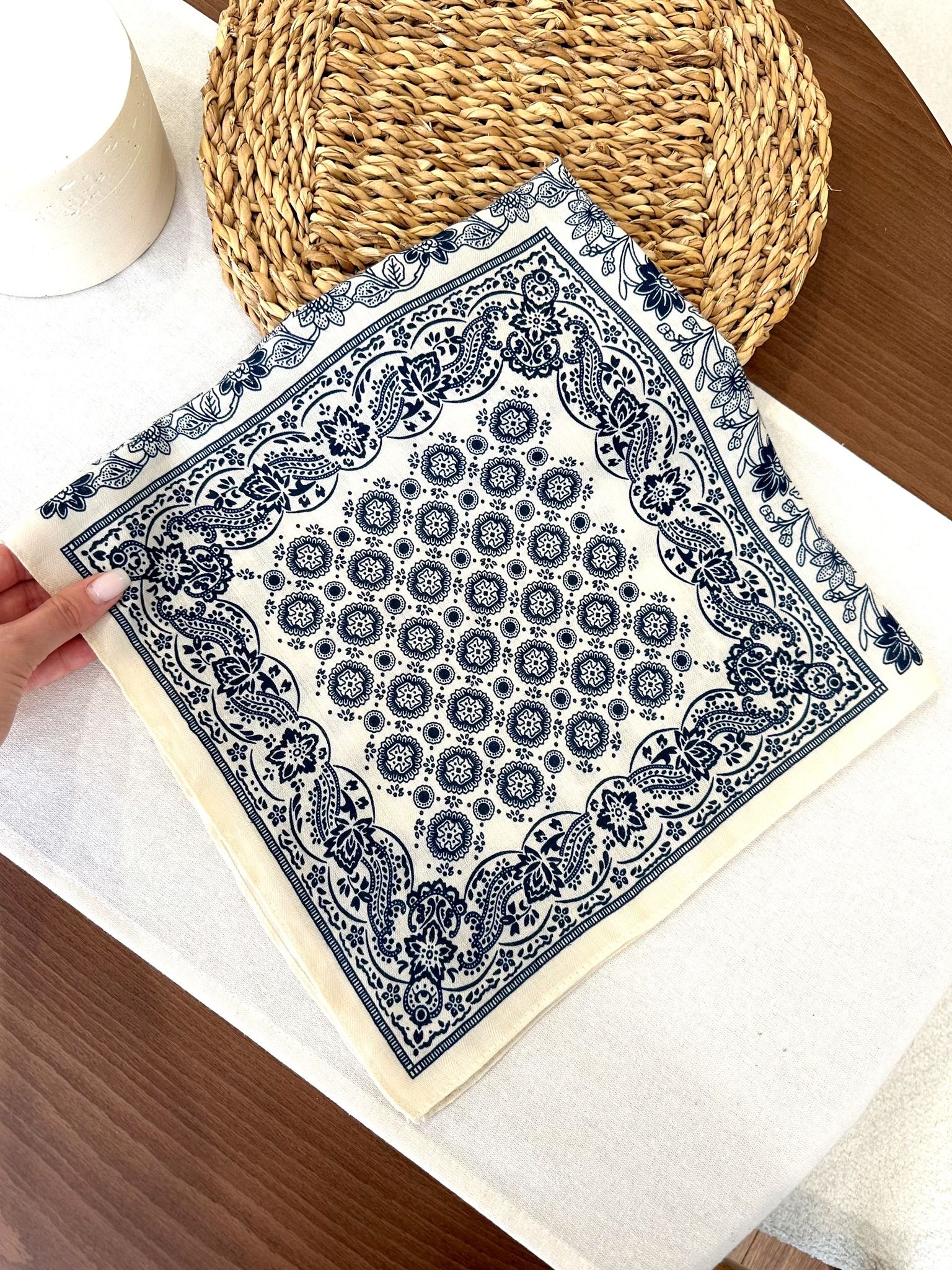 4 Dilimli Fular 70x70