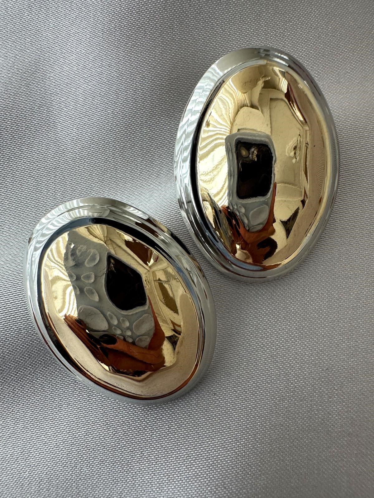 Mix Renk Oval Küpe