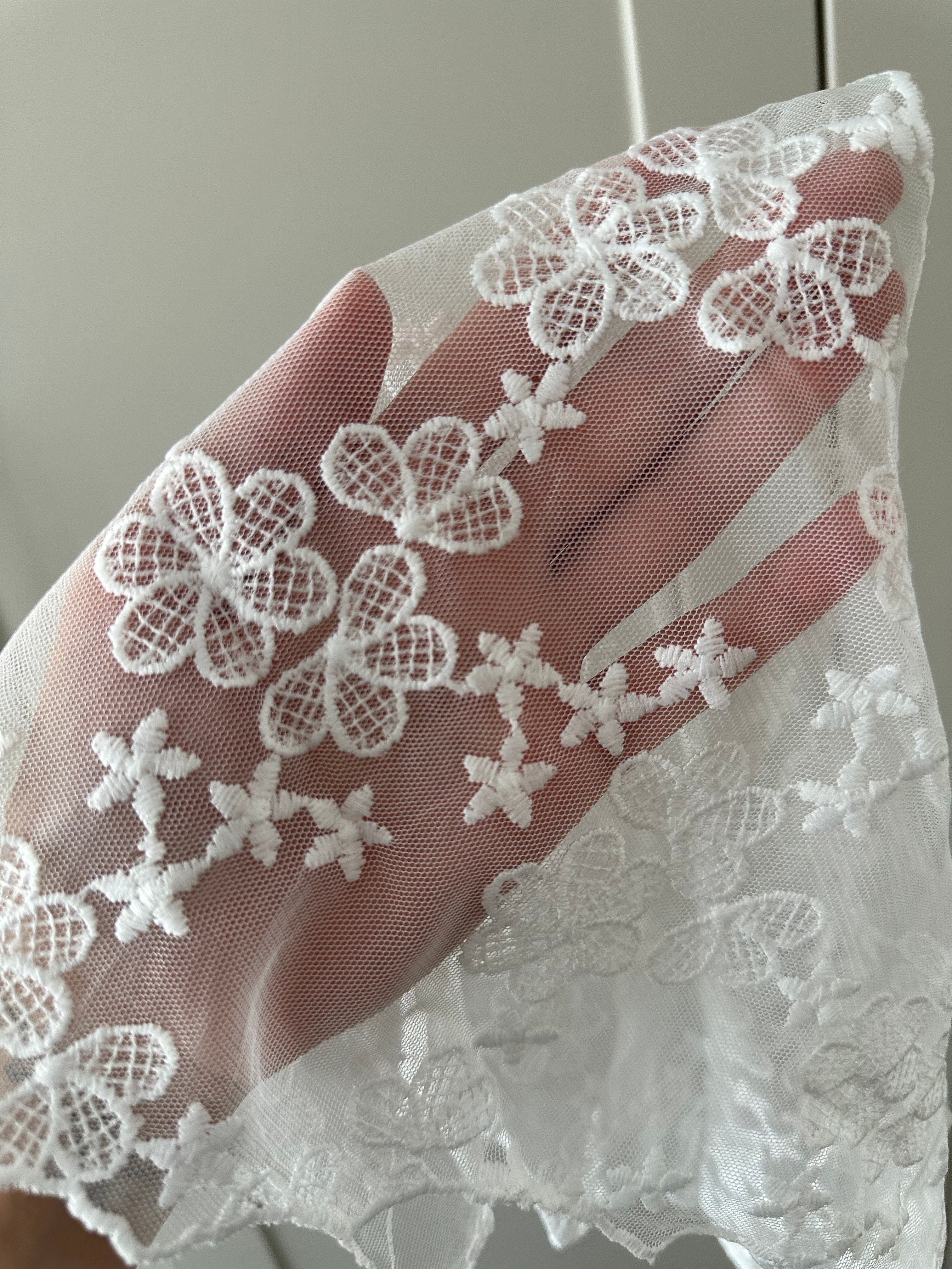 Papatya Güpür Bandana&Şal(90 cm)