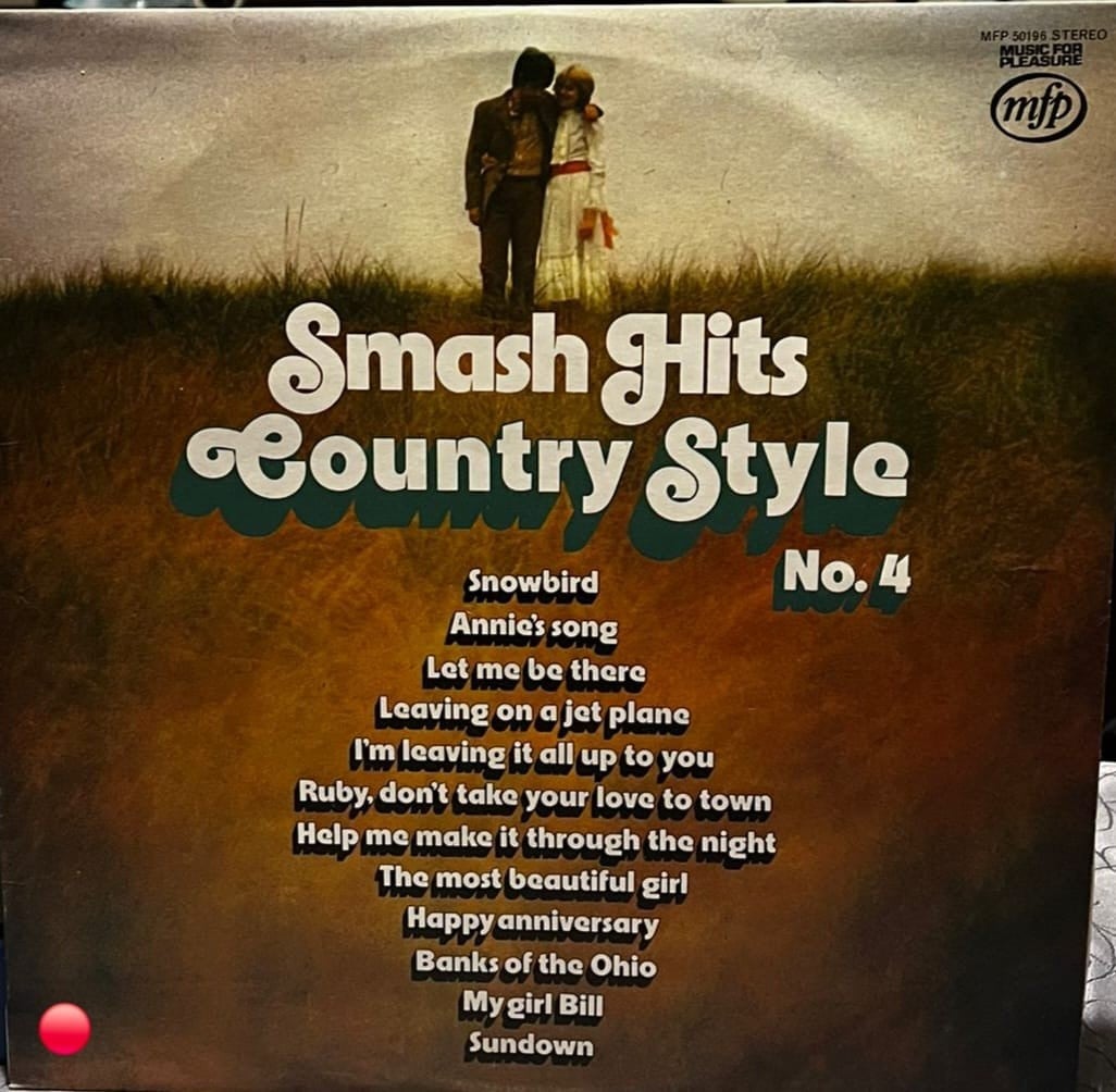 “Smash Hits Country Style No. 4” (Music For Pleasure, MFP 50196, Stereo, 1975)