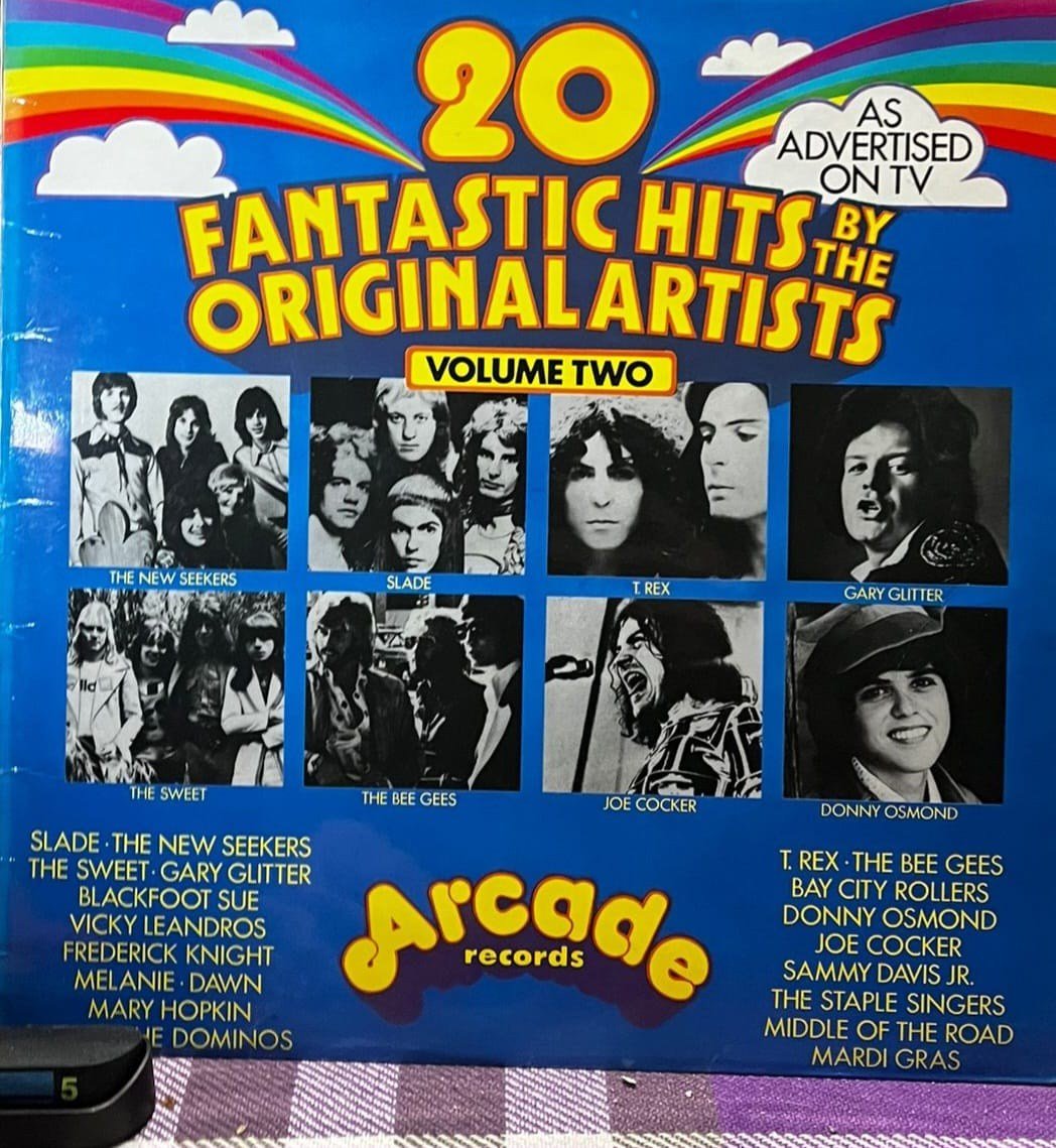 20 Fantastic Hits By The Original Artists Volume Two - Arcade Records 2891 002 Vinil LP