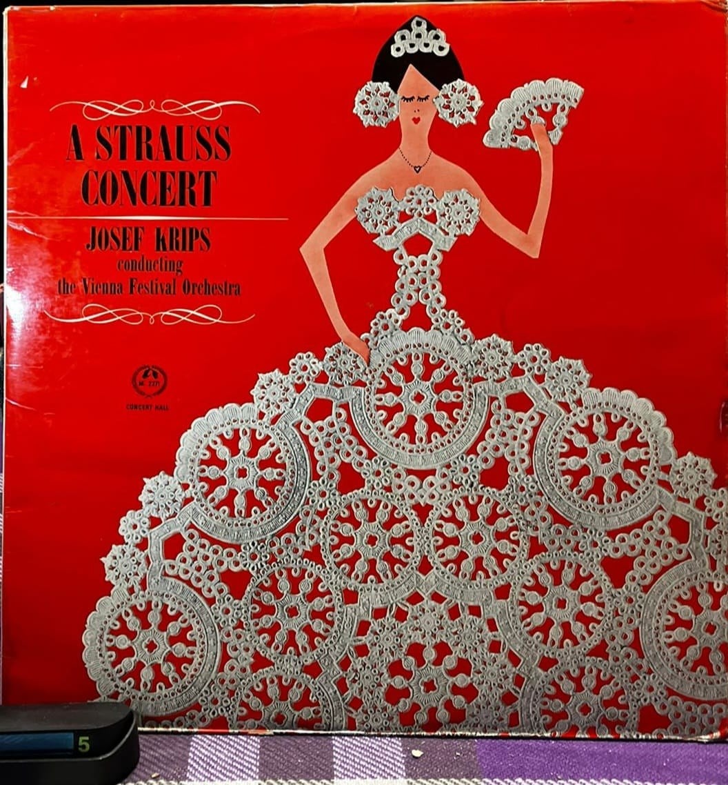 A Strauss Concert - Josef Krips conducting The Vienna Festival Orchestra - Concert Hall SMS 2271 Stereo LP