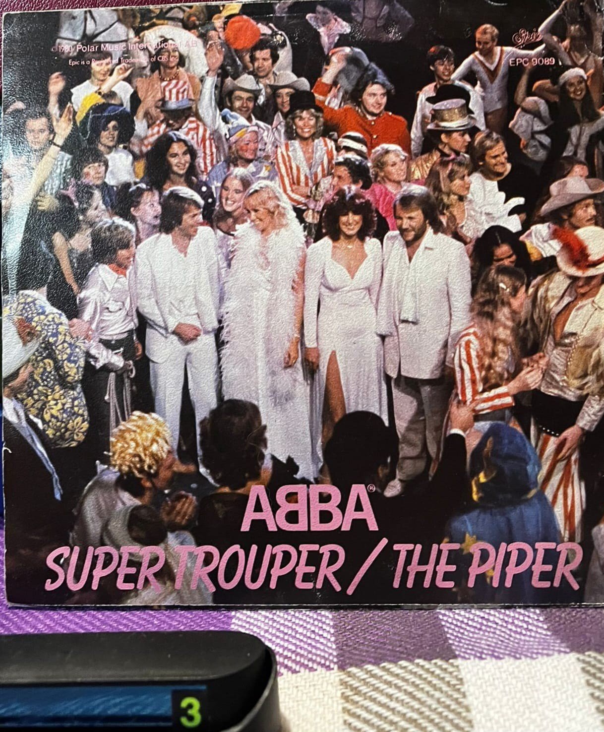 ABBA - Super Trouper / The Piper - Orijinal 45'lik Plak (1980)