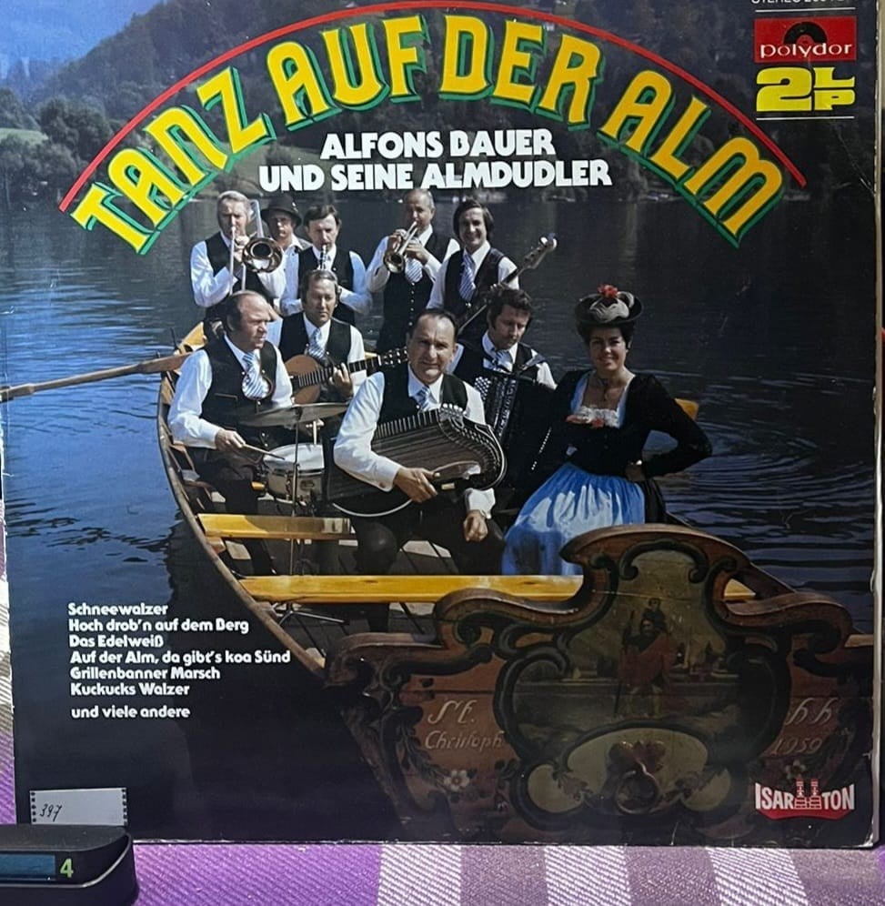 Alfons Bauer Und Seine Almdudler – Tanz Auf Der Alm (2 LP Set)