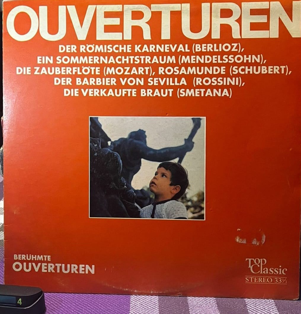 Berühmte Ouvertüren - Berlioz, Mendelssohn, Mozart, Schubert, Rossini, Smetana - Top Classic Vinyl LP
