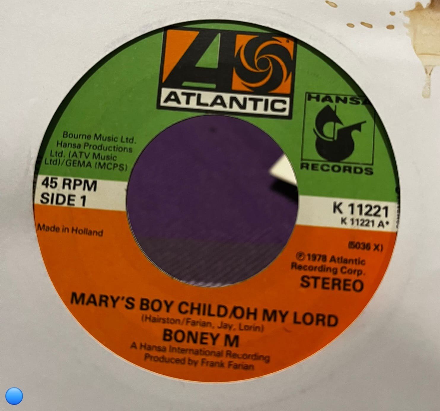 Boney M. - Mary's Boy Child / Oh My Lord / Dancing In The Streets (7