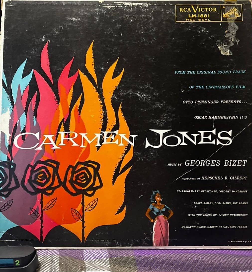 Carmen Jones - Original Soundtrack (RCA Victor LM-1881 Red Seal) LP Plak