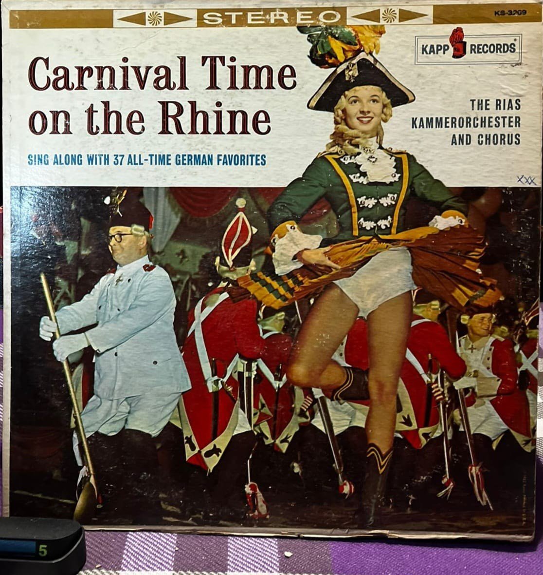 Carnival Time On The Rhine - The RIAS Kammerorchester and Chorus (LP)