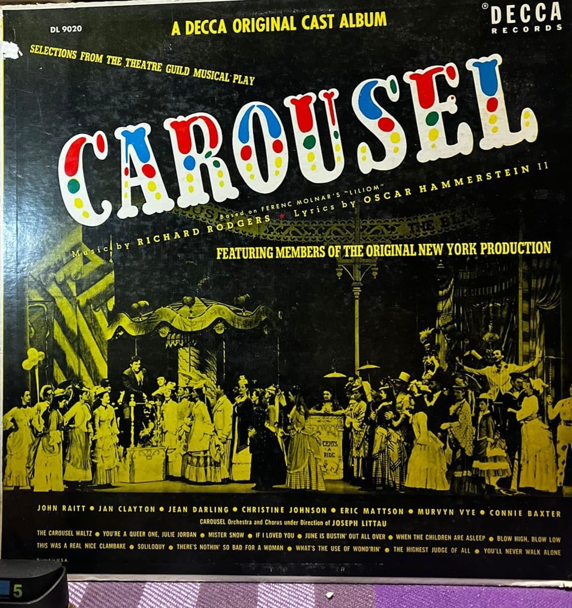 Carousel (A Decca Original Cast Album) LP