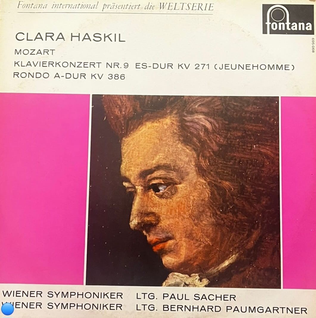 Clara Haskil / Mozart - Klavierkonzert Nr. 9 & Rondo A-Dur (33 Devir LP) Fontana