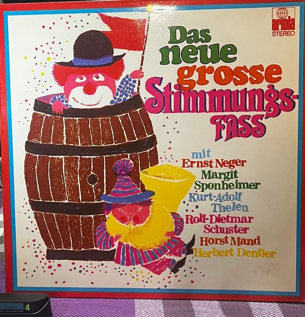 Das Neue Grosse Stimmungsfass - Ariola 85 795 IT - Alman Baskı LP