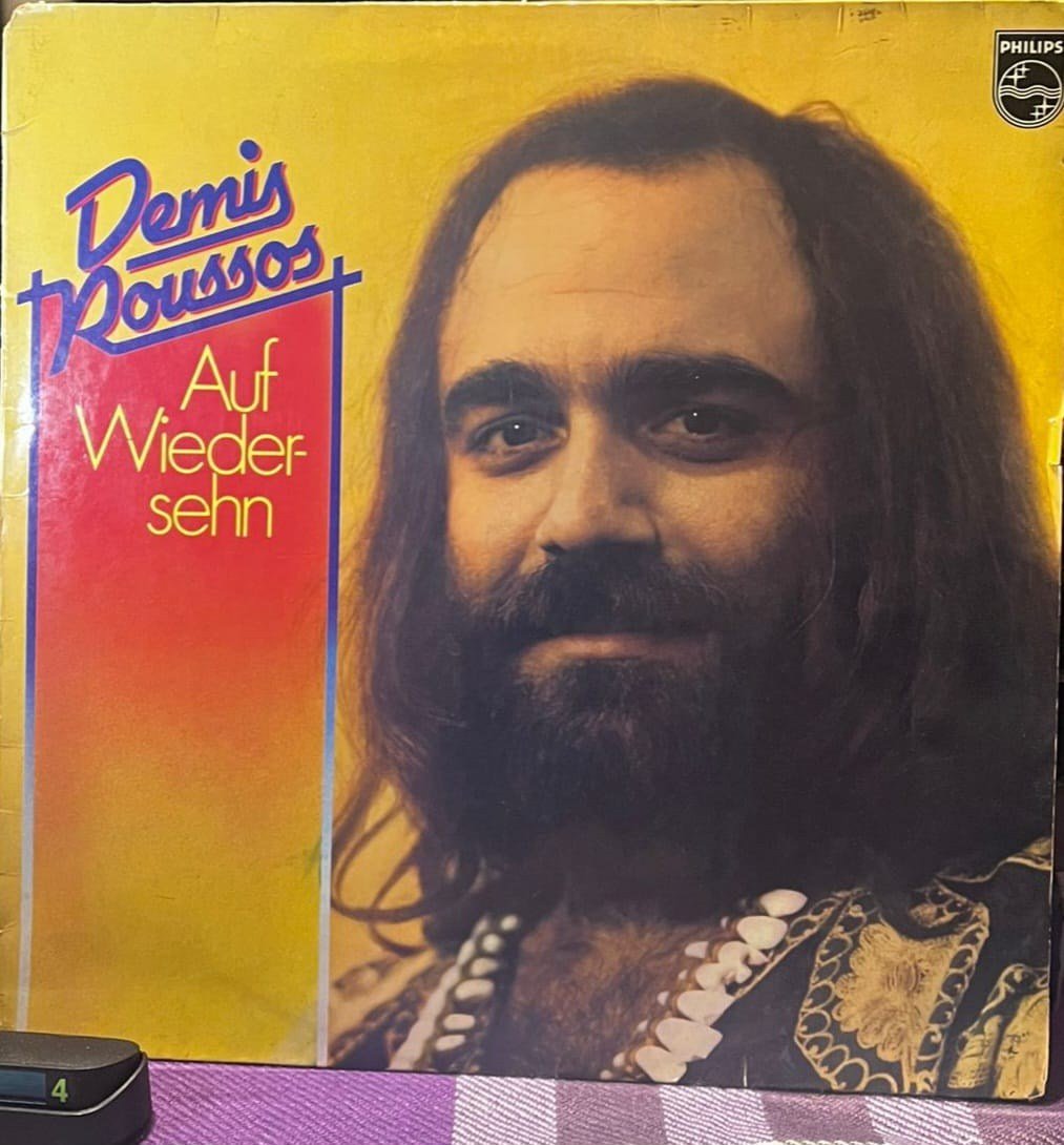 Demis Roussos - Auf Wiedersehn LP | Philips Records | Dönem Baskı