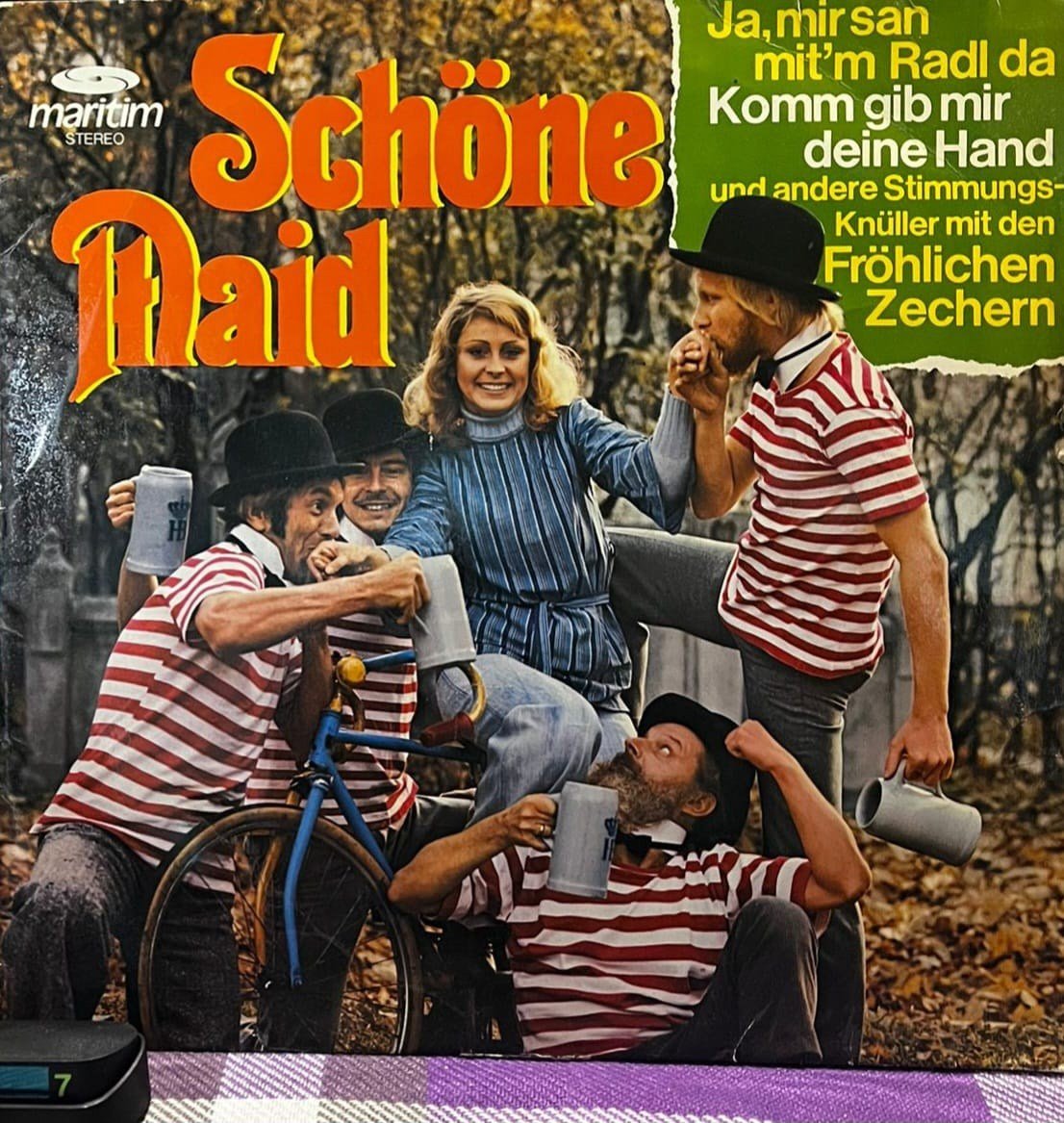 Die Fröhlichen Zechern - Schöne Maid - Maritim Stereo Vinyl LP - 47 229 NU - Germany