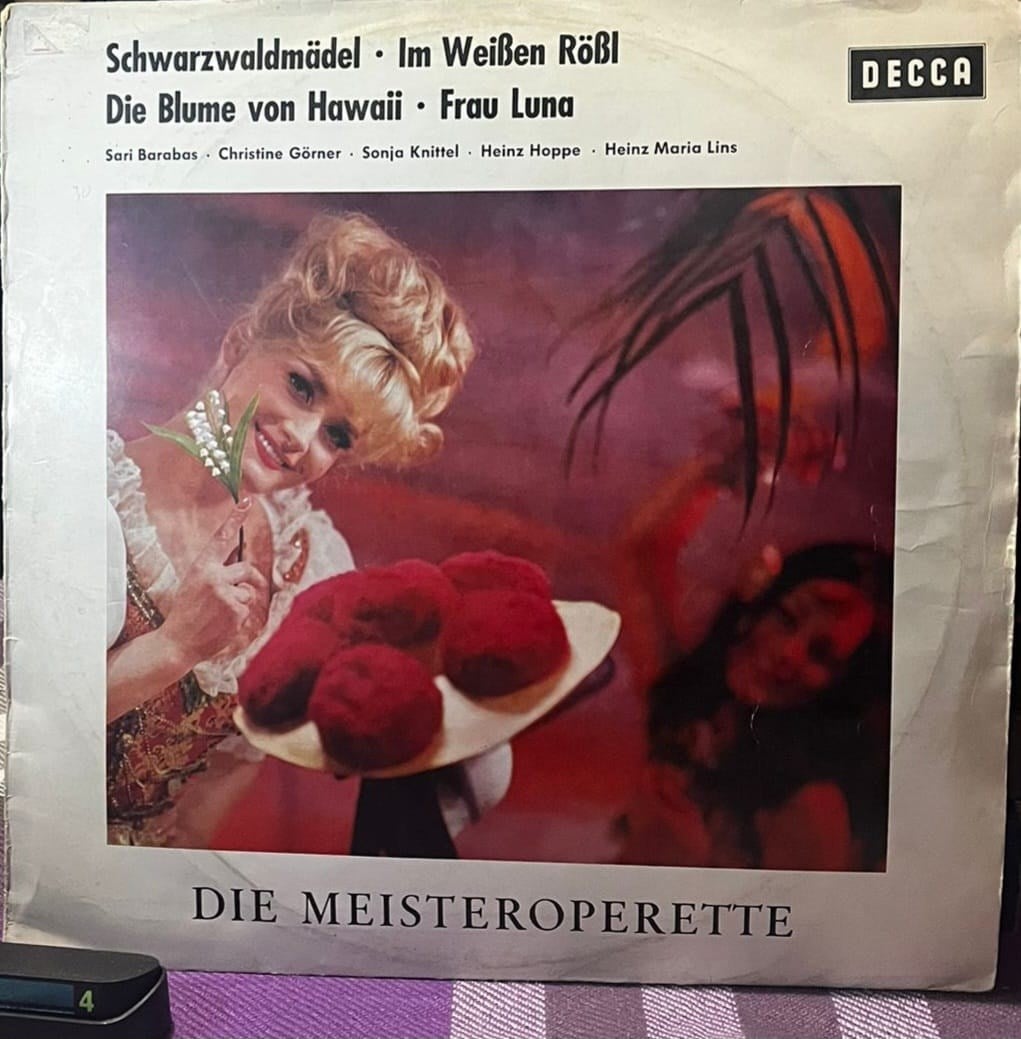 Die Meisteroperette - Schwarzwaldmädel / Im Weißen Rößl / Die Blume von Hawaii / Frau Luna - Decca Vinyl LP