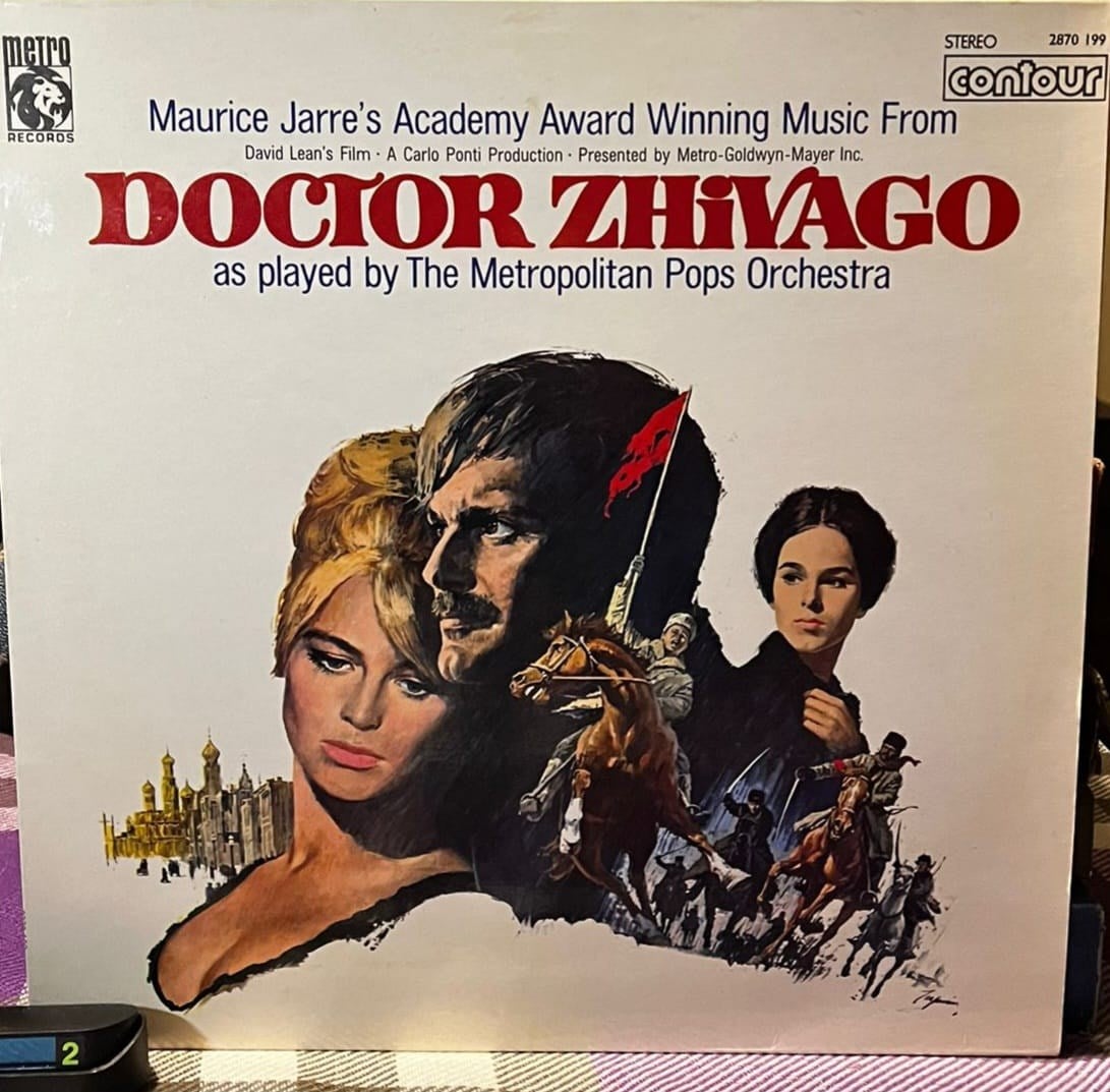 Doctor Zhivago - Maurice Jarre / The Metropolitan Pops Orchestra (Contour) LP