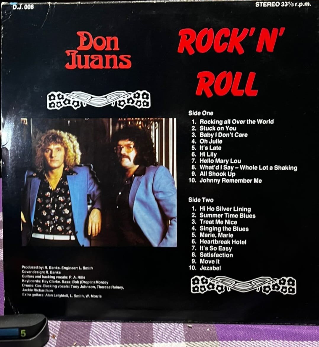 Don Juans - Rock 'n' Roll (1985) LP / Nadir İngiliz Baskı / 20 Klasik Eser