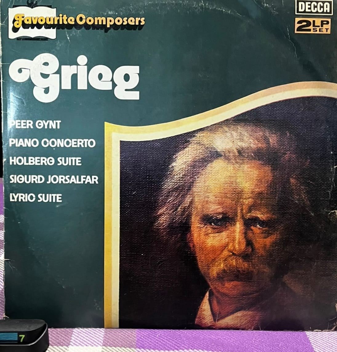 Edvard Grieg – Favourite Composers: Grieg (Decca DPA 567/8) 2LP Set