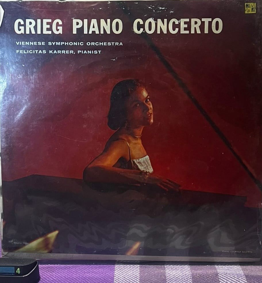 Edvard Grieg - Piano Concerto In A Minor, Opus 16 (Masterseal, 1957)