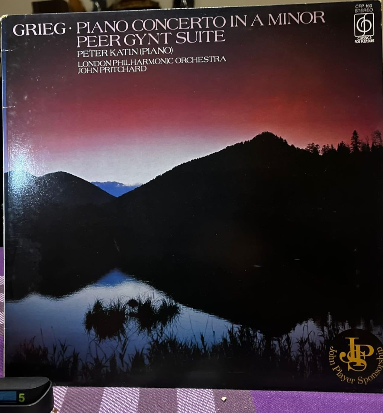 Edvard Grieg – Piano Concerto In A Minor / Peer Gynt Suite (LP, Album, Classics For Pleasure)