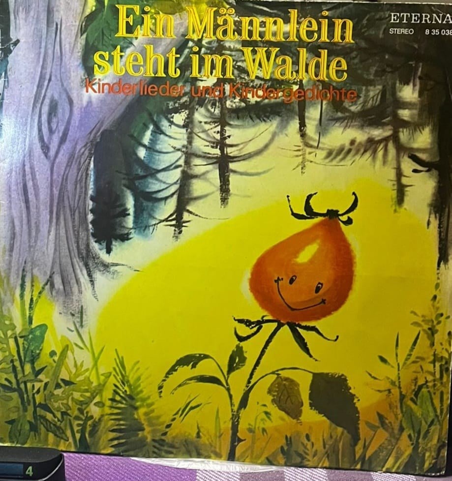 Ein Männlein steht im Walde - Kinderlieder und Kindergedichte - ETERNA LP Plak (DDR)