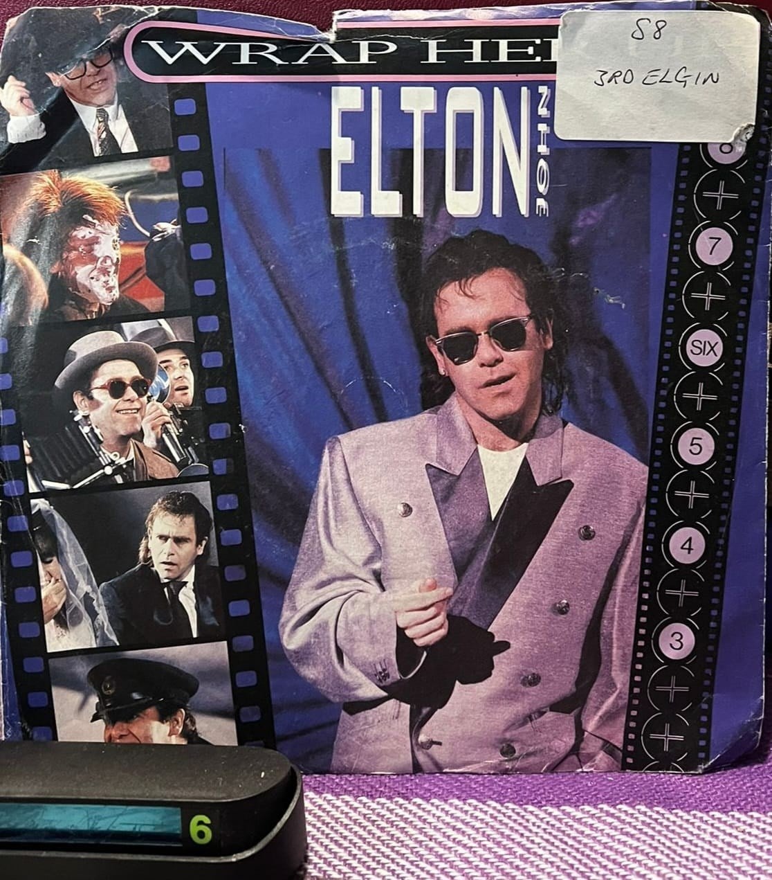 Elton John - Wrap Her Up / Restless (Live) (1985) Orjinal Kapaklı 45'lik Plak