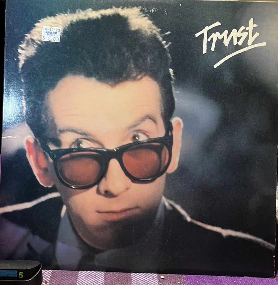Elvis Costello & The Attractions - Trust (1981) Columbia US Press LP / Vinil Plak