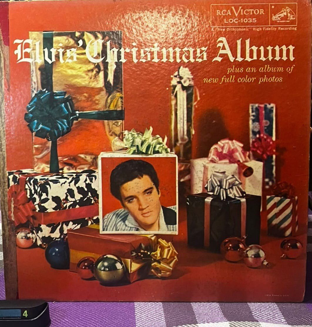 Elvis Presley - Elvis' Christmas Album (1957) RCA Victor LOC-1035 - İlk Baskı / Koleksiyonluk LP