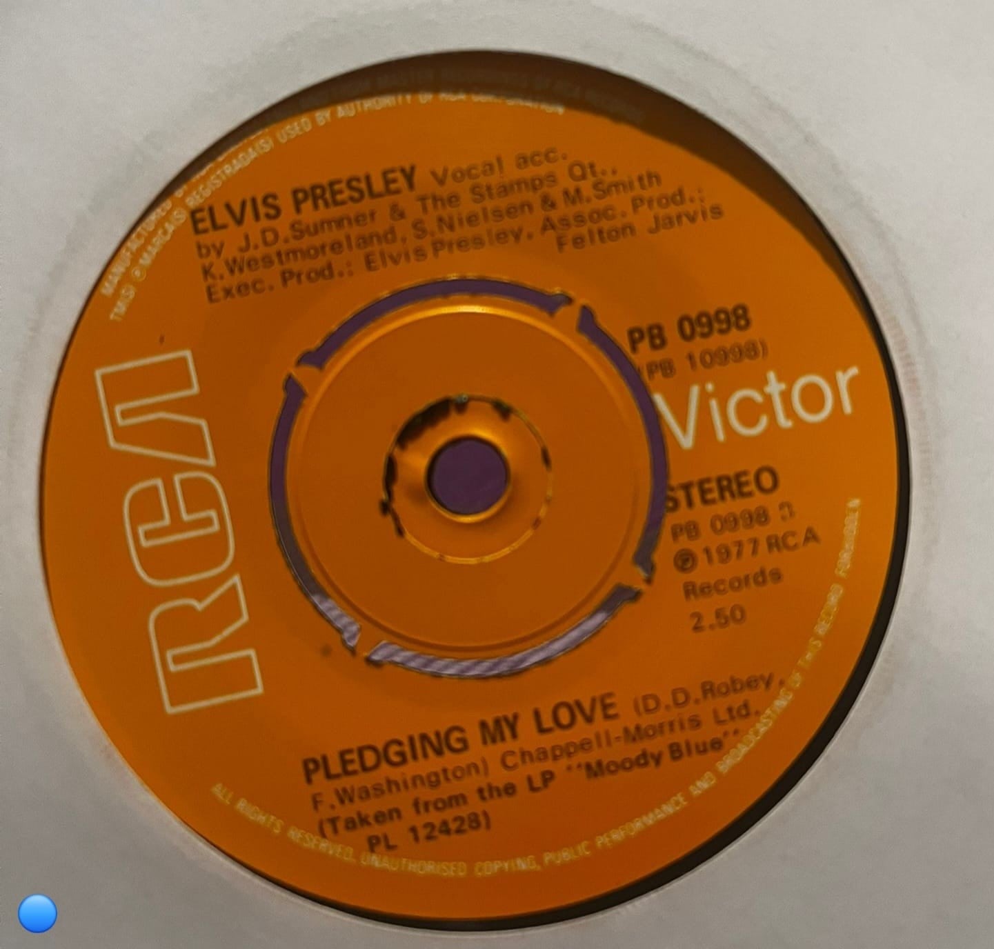 Elvis Presley - Way Down / Pledging My Love 7