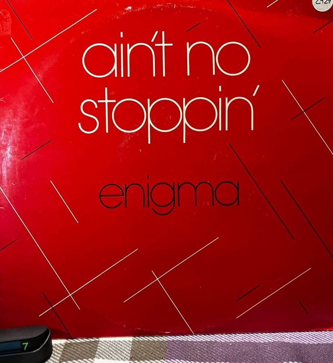 Enigma - Ain't No Stoppin' - Creole Records CRX 1 LP (1981 Disco Mix Album)