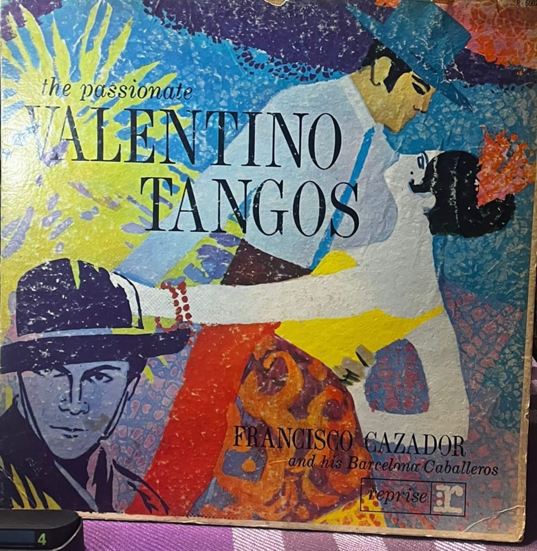 Francisco Cazador and His Barcelona Caballeros - The Passionate Valentino Tangos (LP) - Melodi Plak