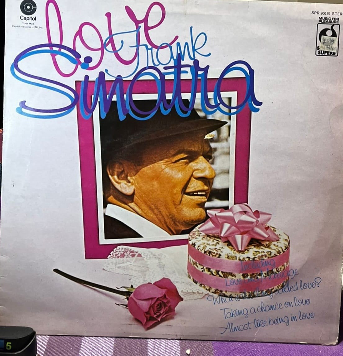 Frank Sinatra - Love LP (1973) - Capitol Records / MFP - İngiliz Baskı Plak