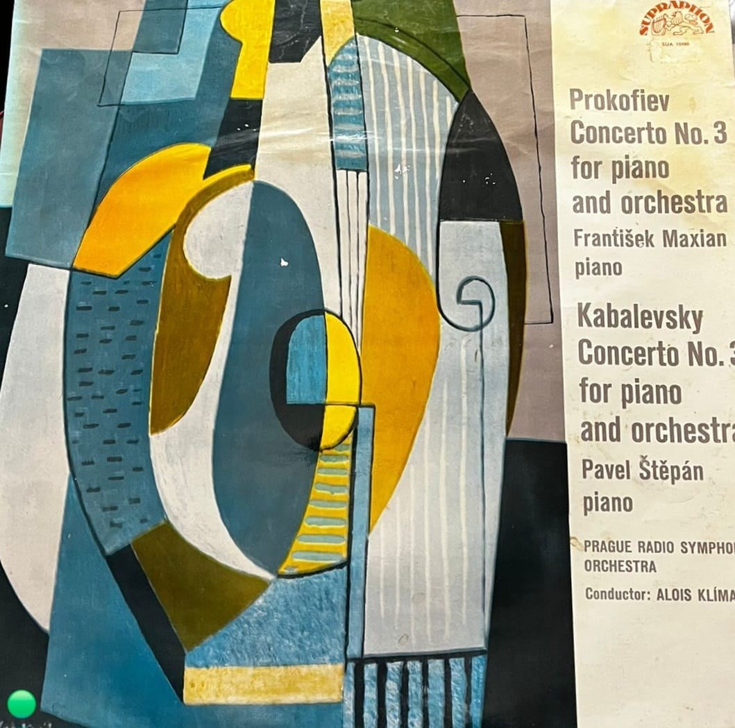 František Maxian, Pavel Štěpán – Prokofiev & Kabalevsky: Piano Concertos (Supraphon - Made in Czechoslovakia)