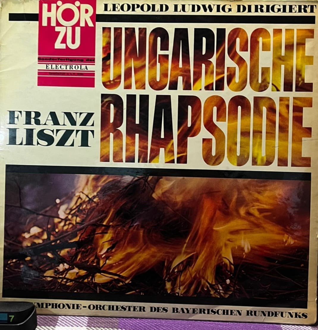Franz Liszt - Ungarische Rhapsodie (LP) - Leopold Ludwig / HÖR ZU Electrola Baskı