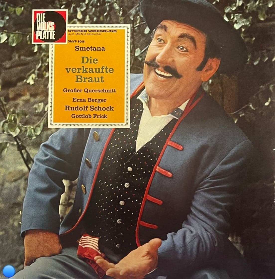 Friedrich Smetana – Die Verkaufte Braut - Grosser Querschnitt (Die Volksplatte – SMVP 8008) Vinyl, LP