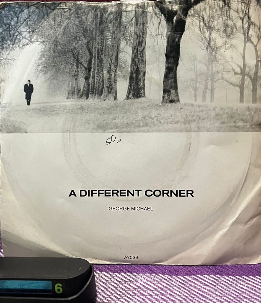 George Michael - A Different Corner / Instrumental (1986) Orijinal İngiltere Baskı 45'lik Plak