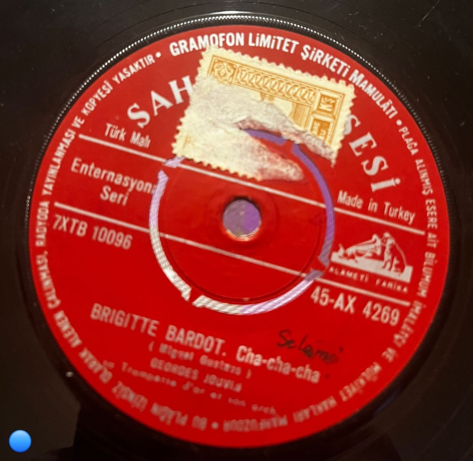 Georges Jouvin - Brigitte Bardot (Cha-cha-cha) / Let's Twist Again - Sahibinin Sesi 45-AX 4269