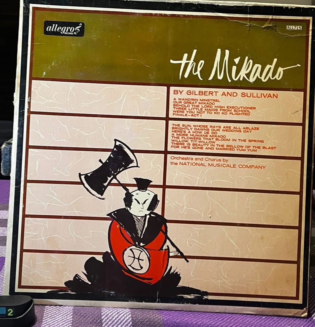 Gilbert and Sullivan - The Mikado (Allegro Records, ALL 715)